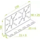 Монтажная пластина BKP 100500 DKC