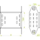 Элемент шарнирной дуги ELP400H100 BAKS 113640