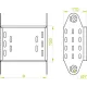 Элемент шарнирной дуги ELJ300H110 BAKS 123530