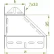 Левая редукция RKLP500/400H110 BAKS 125050