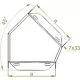 Угол 45° горизонтальный KKMBL150H42 BAKS 140503