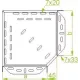 Угол 90° горизонтальный KKP300H50 BAKS 152830