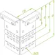 Угловой соединитель LKUT 205005 DKC