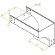 Угол редукционный вертикальный - правый KRPZC600H100 314560 BAKS