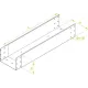 Лоток с соединителем KZLP400H200/3 372740 DKC