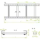 Вертикальный кабельрост DDM700H55/3 403570 DKC
