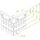 Угловой соединитель (универсальный) LKUC1 405500 DKC
