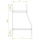 Левая редукция RLDST300/200H100 BAKS 411533