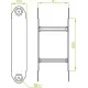 Элемент шарнирной дуги ELDST200H160 BAKS 452816