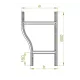Левая редукция RDLC200/100H80 N BAKS 497820