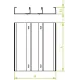 Трехколейный канал KNt175H28/2 BAKS 520517