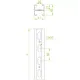 Секция для двойного швеллера CMPC41H42/3F BAKS 617002