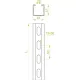 Монтажный швеллер CMP41H41/1F BAKS 621110