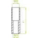 Редукционная гайка RNM10/12 BAKS 650305