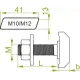 Молотковый болт SMHPM12x30 BAKS 650377
