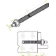 Стержень с резьбой PGSM12x160 BAKS 653501