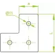 Плоский соединитель LCP6 662600 DKC
