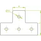 Плоский соединитель LCP8 662800 DKC