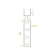 Соединитель LCM40H60 668000 DKC
