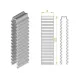 Распорный лист BR33/2 704012 DKC