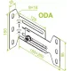 Монтажная рейка ODA BAKS 752026