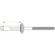 Алюминиевая глухая заклепка с шайбой  NITZP5,2x17,5A BAKS 898901