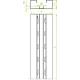 Настенный канал (окрашеный) KS115H68/2 BAKS 960111