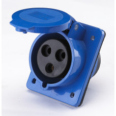 Розетка Щитовая 423 2Р+Ре 32А 220В Ip44 Рщ-102 26053DEK Dekraft