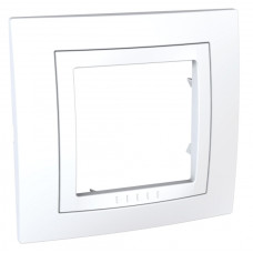 Рамка 1-м Unica бел. Schneider Electric MGU2.002.18