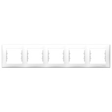 Sedna Рамка 5-Постовая, Горизонтальная, Белый SDN5800921 Schneider Electric