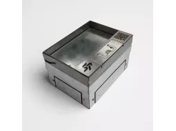 Напольный лючок-невидимка на 4 модуля (2 розетки 45x45) IP54 System Power SP01-0204