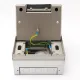 Напольный лючок-невидимка на 4 модуля (2 розетки 45x45) IP54 System Power SP01-0204