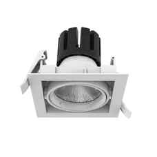 Светодиодный светильник "ВАРТОН" DL-TETRIS поворотный 35° 165*165*140mm 25W 3000K IP20 DALI Varton V1-R0-00424-10D01-2002530