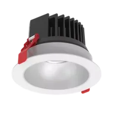 Светодиодный светильник "ВАРТОН" DL-SPARK встраиваемый 15W 3000K 60° 120x88mm белый IP44 с матовым серебристым рефлектором монтажный диаметр 100 мм Varton V1-R0-00433-10L07-4401530