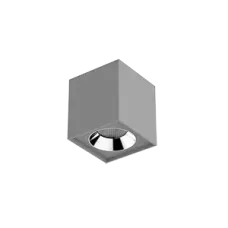 Светильник LED "ВАРТОН" DL-02 Cube накладной 100*110 12W 4000K 35° RAL7045 серый матовый Varton V1-R0-H0360-20000-2001240