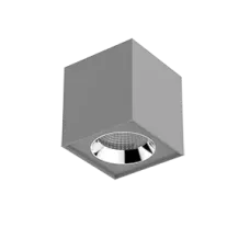 Светильник LED "ВАРТОН" DL-02 Cube накладной 125*135 20W 4000K 35° RAL7045 серый матовый Varton V1-R0-H0360-20000-2002040