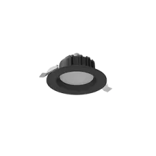 Cветильник светодиодный "ВАРТОН" Downlight круглый встраиваемый 120*65 мм 11W 3000K IP54 RAL9005 черный матовый Varton V1-R0-T0011-10000-4401130