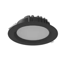 Светильник светодиодный "ВАРТОН" Downlight круглый встраиваемый 230*81 мм 40W 3000K IP54 RAL9005 черный матовый Varton V1-R0-T0084-10000-4404030