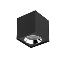 Светильник LED "ВАРТОН" DL-02 Cube накладной 125*135 20W 4000K 35° RAL9005 черный матовый Varton V1-R0-T0360-20000-2002040
