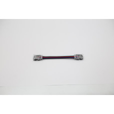 Разъем двойной 4PIN с проводом для LED ленты RGB 10mm (соединение 2х лент) Varton V4-R0-70.0024.STR-0003