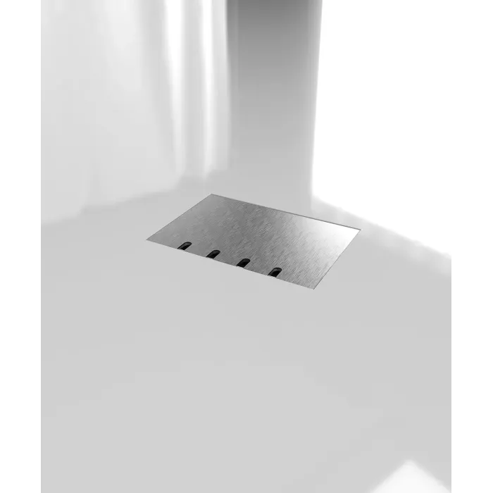 Лючок в пол на 8 модулей (4 розетки 45x45) IP41 System Power SP01-0308