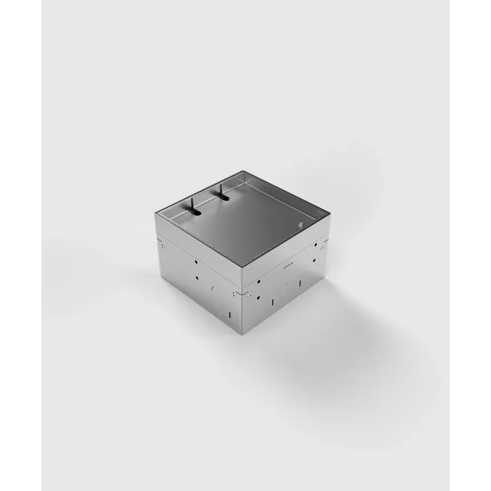 Лючок-невидимка в пол на 4 модуля (2 розетки 45x45) IP41 System Power SP01-0404