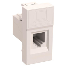 Розетка компьютерная 1-м 1мод. RJ45 кат.5E UTP механизм PRIMER IEK CKK-40D-RI1-K01