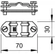 Вставка разделительная Rd8-10 /FL 30х40 233 A VA OBO 5336457