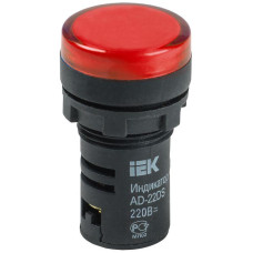 Лампа светосигнальная AD22DS d22мм 230В красн. KARAT IEK BLS10-ADDS-230-K04