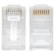 Коннектор RJ45 (8P8C) кат.5E неэкранир. 30мкд универс. (уп.10шт) TERACOM PRO EKF TRP-PLUG-5EUTP-10