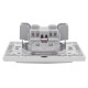 Розетка 1-м СП Минск 16А IP20 с заземл. защ. шторки бел. Basic EKF ERR16-028-100