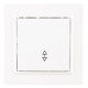 Переключатель проходной 1-кл. СП Минск 10А IP20 бел. Basic EKF ERV10-025-10
