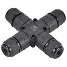 Коннектор кабельный герметичный WTP-108 3 PIN IP68 IEK UWC10-X-024-3-68