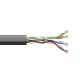 Кабель витая пара U/UTP кат.5E 4 пары solid внешн. LDPE черн. TERACOM EKF TRC-5EUTP-04PE-BK-OUT3